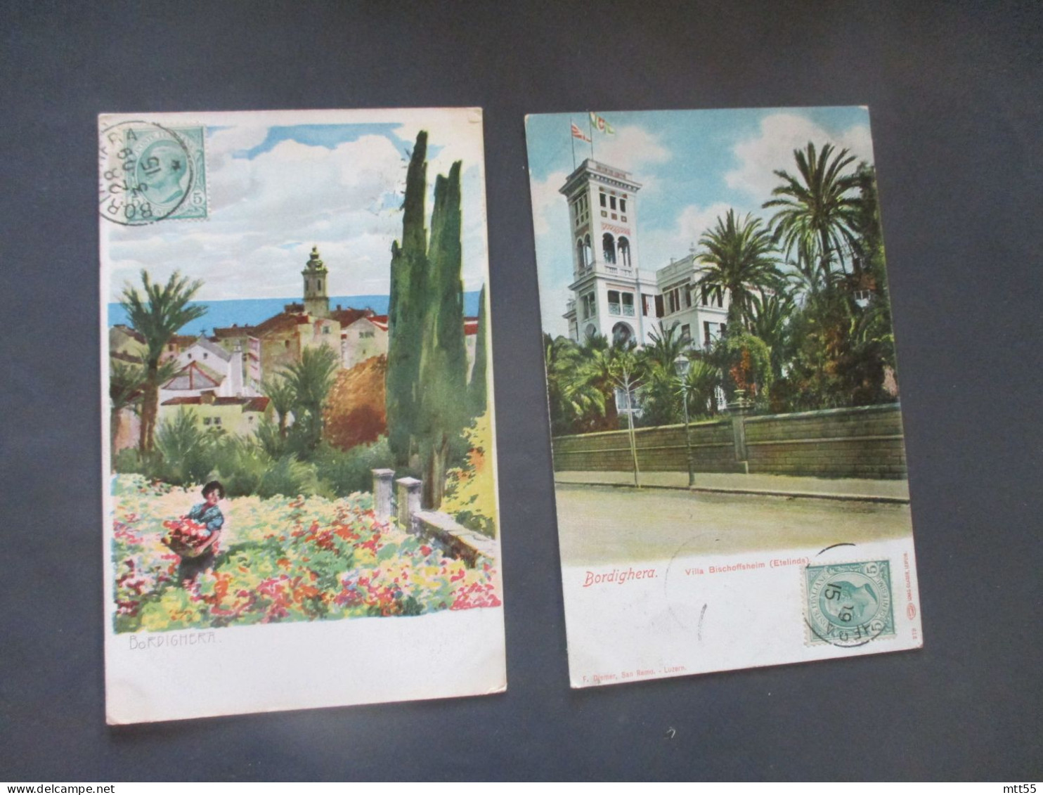 BORDIGHERA LOT DE 3 CPA - Other & Unclassified