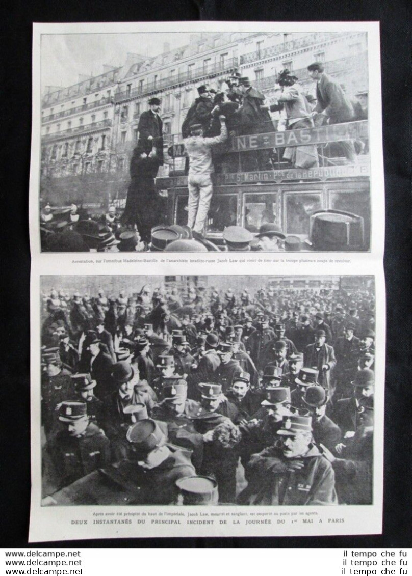 1 Maggio 1907 A Parigi: Arresto Jacob Law + Congresso New York + In Vaticano - Other & Unclassified