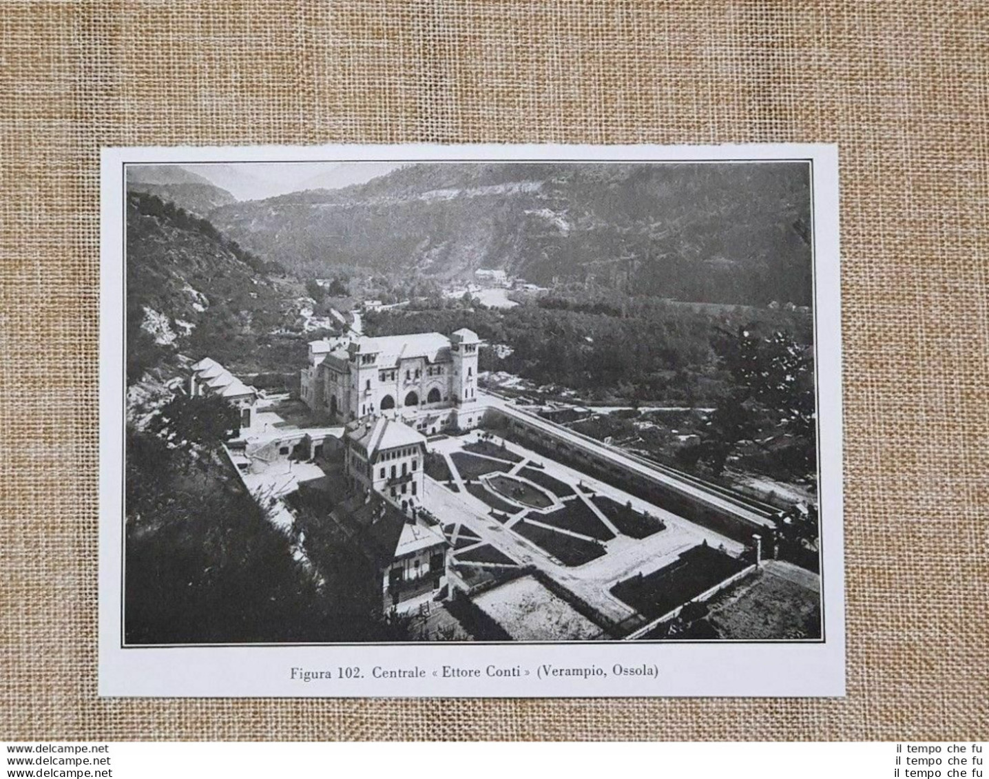 La Centrale Idroelettrica Ettore Conti Di Verampio Nel 1934 Crodo Piemonte - Sonstige & Ohne Zuordnung
