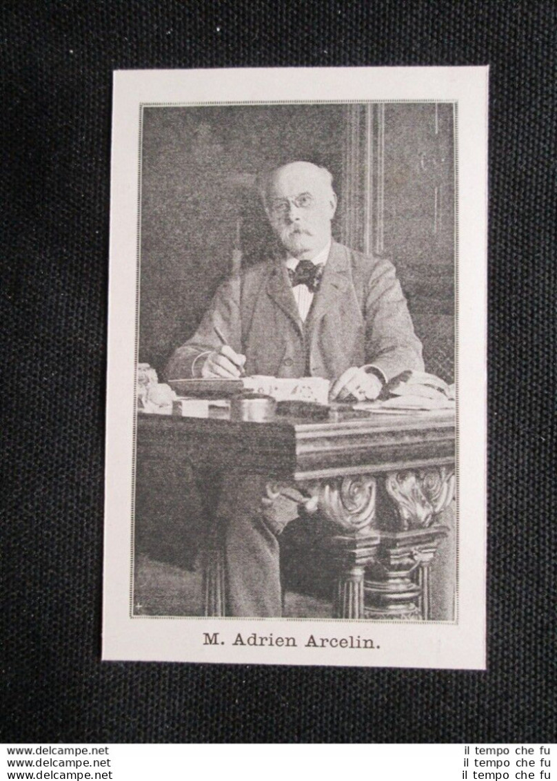 Il Geologo Adrien Arcelin, Morto Il 21 Dicembre 1904 Stampa Del 1905 - Andere & Zonder Classificatie