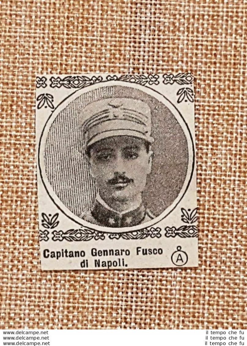 Decorato Al Valore Nel 1917 Gennaro Fusco Di Napoli Medaglia D'argento WW1 - Andere & Zonder Classificatie