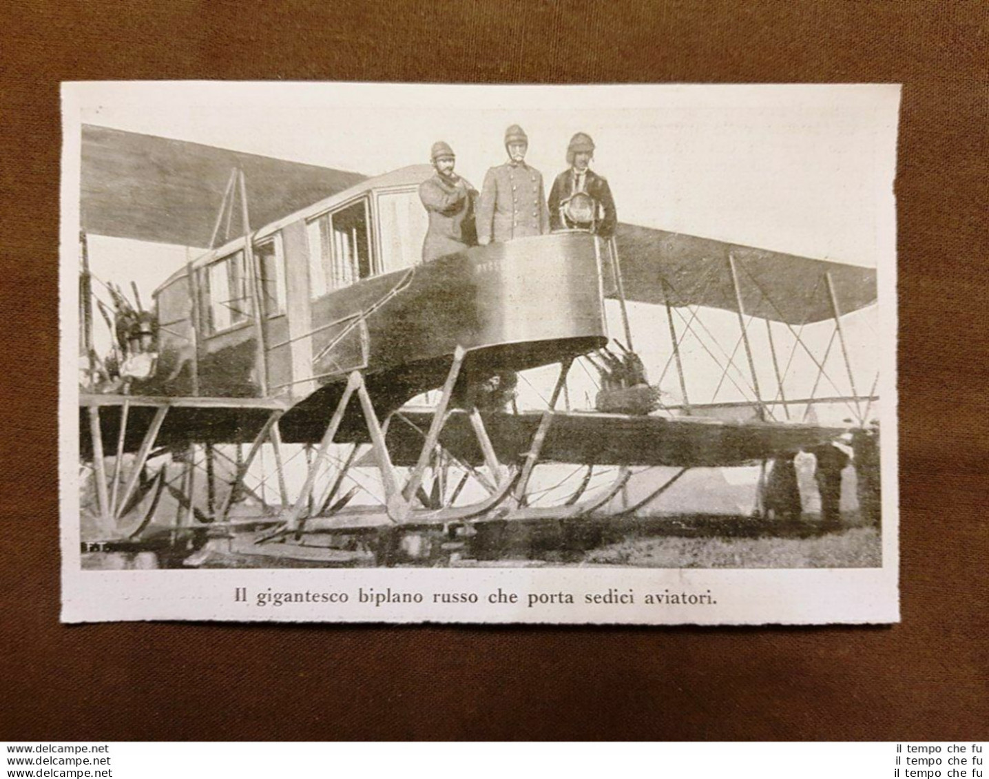 Sikorsky Ilya Muromets Nel 1915 Biplano 16 Aviatori Igor Sikorsky Aeronautica - Autres & Non Classés