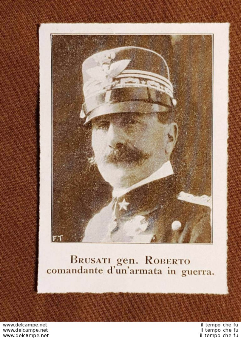 Roberto Brusati Nel 1915 Milano, 1850 – Santa Margherita Ligure, 1935 Generale - Otros & Sin Clasificación