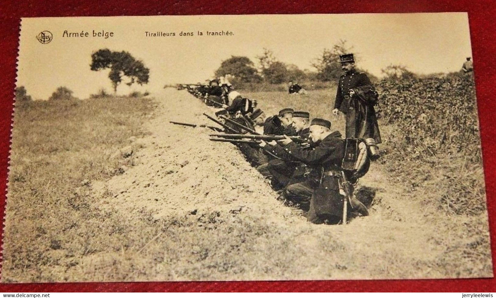 MILITARIA - ARMEE BELGE -  Tirailleurs Dans La Tranchée - Other & Unclassified