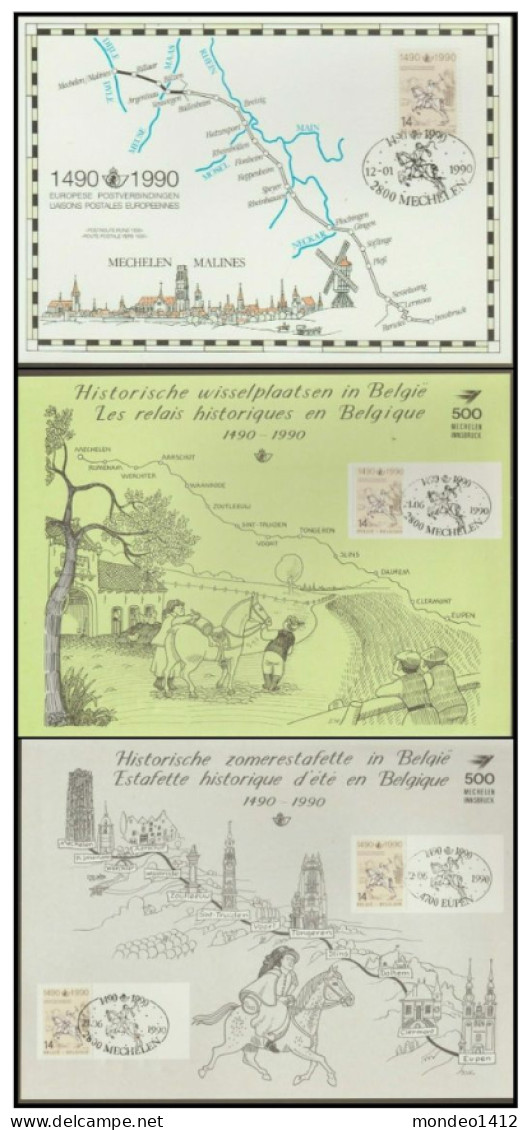 2350HK + 2350HKs1 + 2350HKs2 - Cartes Souvenir - Liaisons Postales - Innsbruck-Malines - Herdenkingskaarten - Gezamelijke Uitgaven [HK]