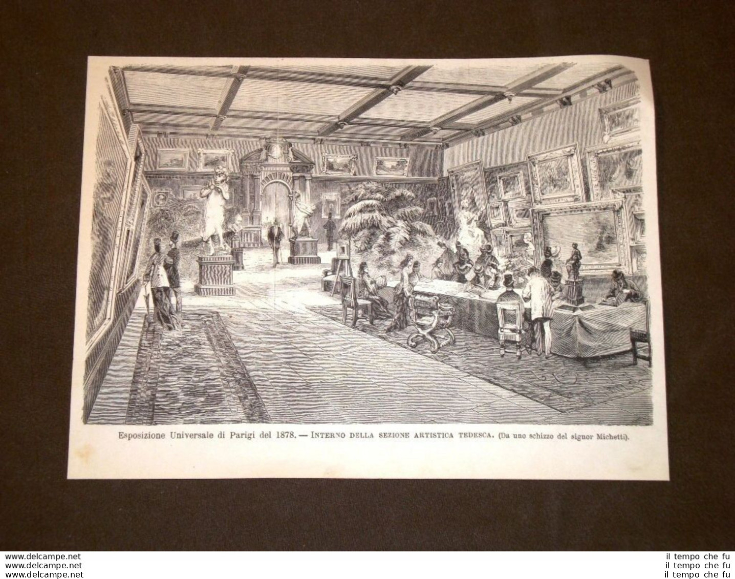 Esposizione Universale Di Parigi Nel 1878 Sala Dell'arte Tedesca O Di Germania - Before 1900
