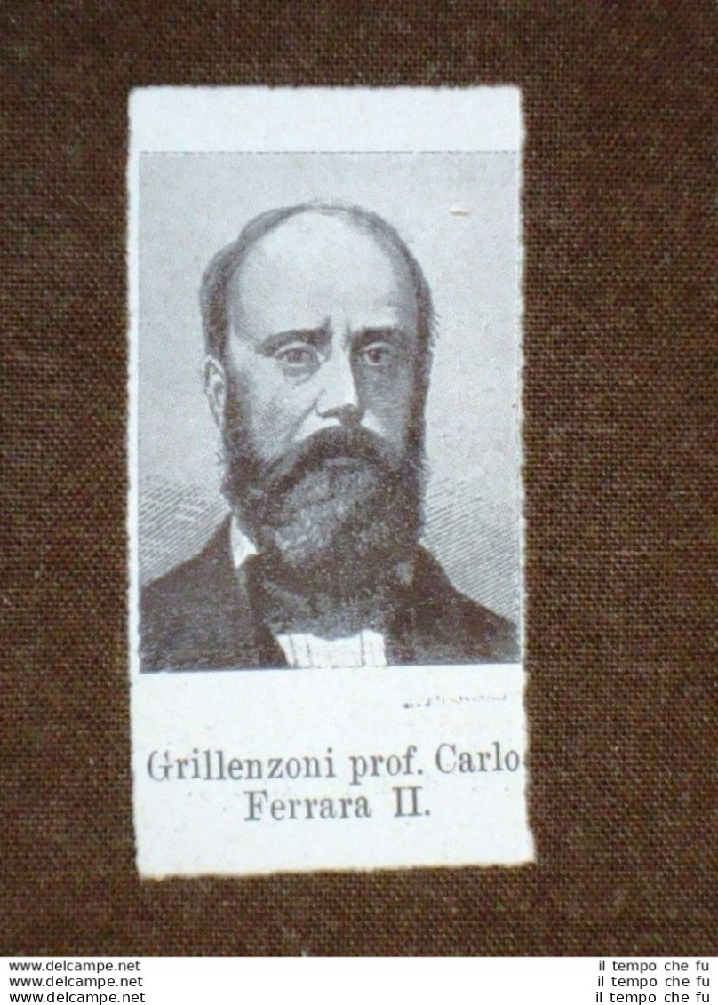 Deputato Nel 1861 Carlo Grillenzoni Di Ferrara E Lorenzo Ginori Lisci Di Firenze - Other & Unclassified