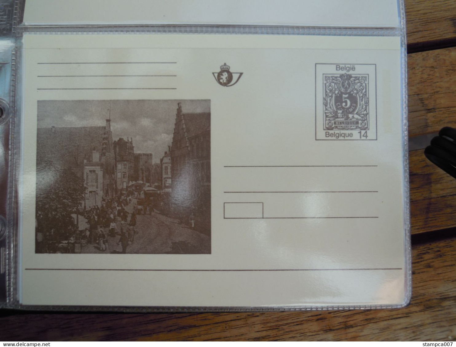 Briefkaart BK43 Grande Boucherie  BLANCO ( Class : Gr Ringfarde ) - Cartes Postales Illustrées (1971-2014) [BK]