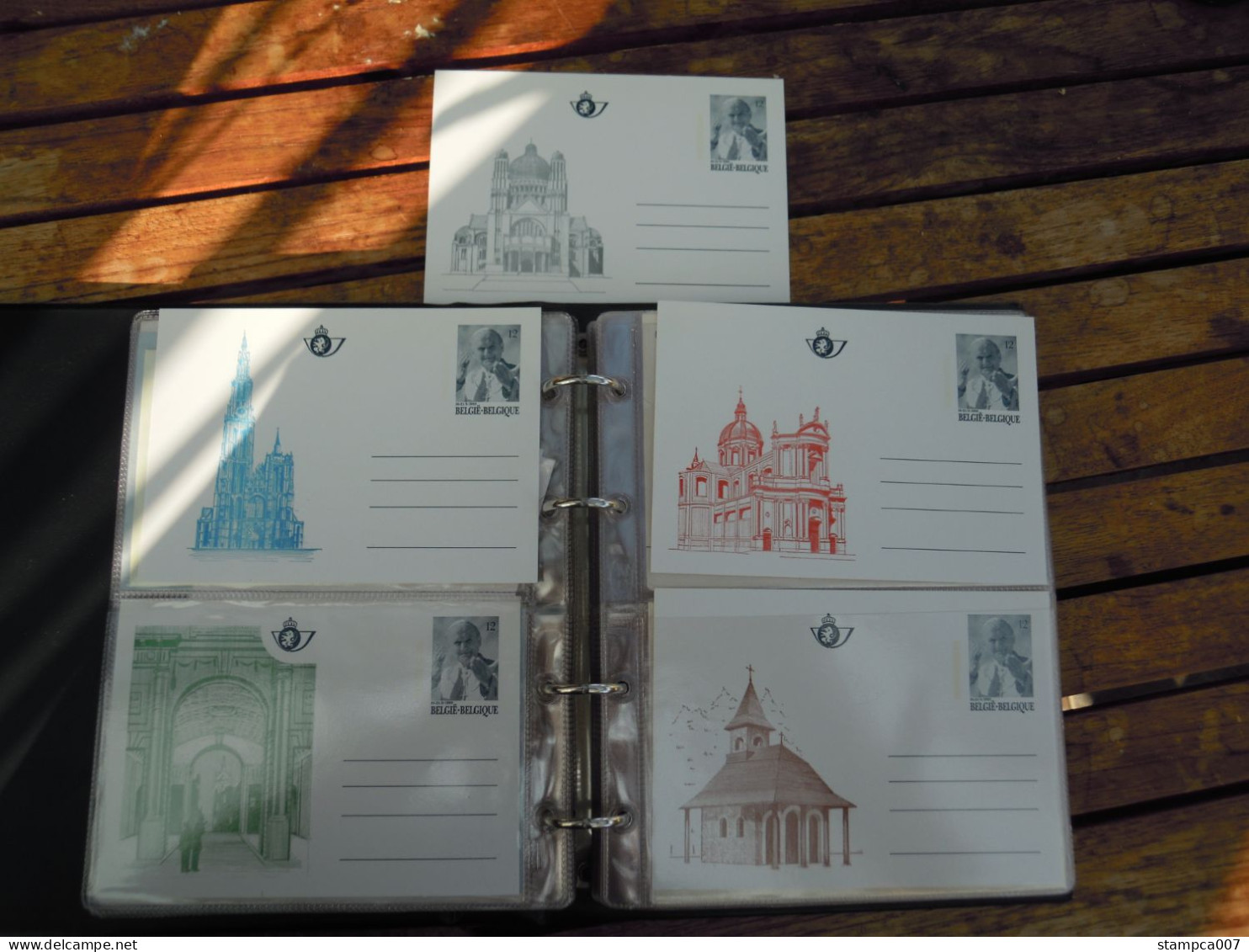 Briefkaart  Paus Pope Pape ( Set Of 5 Cards )   BLANCO ( Class : Gr Ringfarde ) - Cartes Postales Illustrées (1971-2014) [BK]