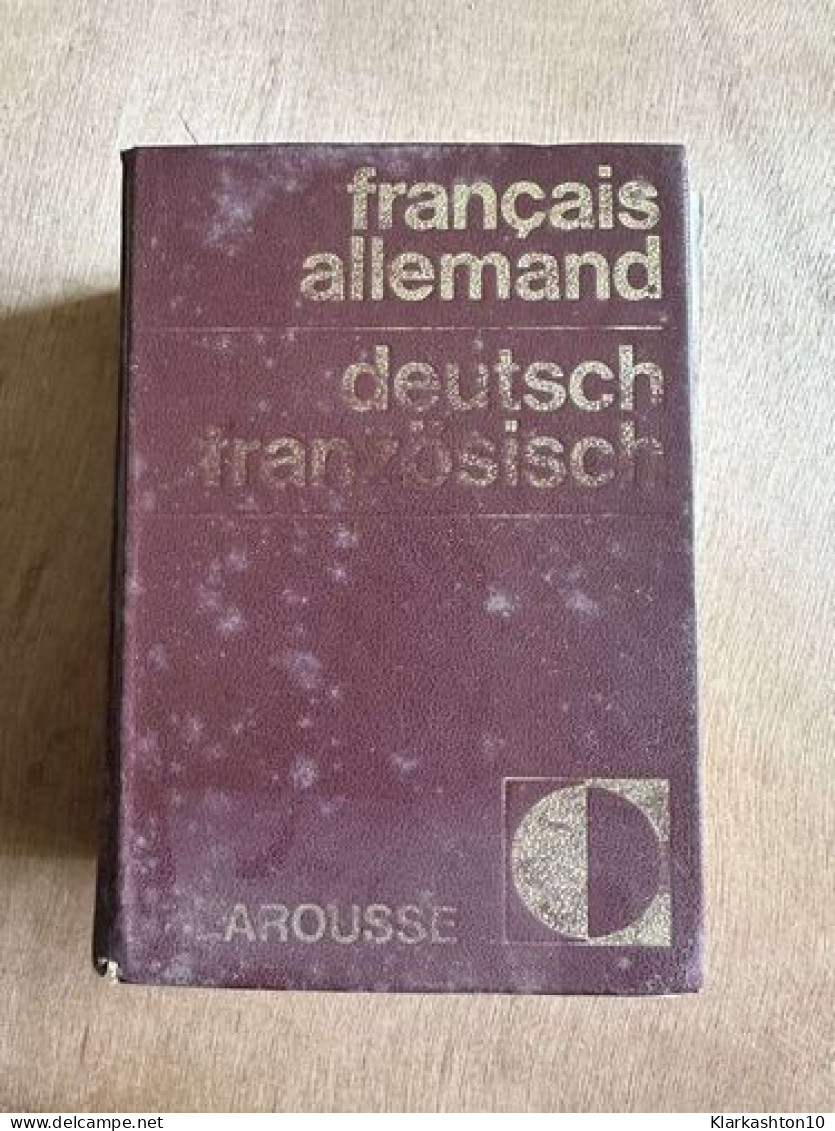 Français Allemand - Deutsch Franzosisch - Other & Unclassified