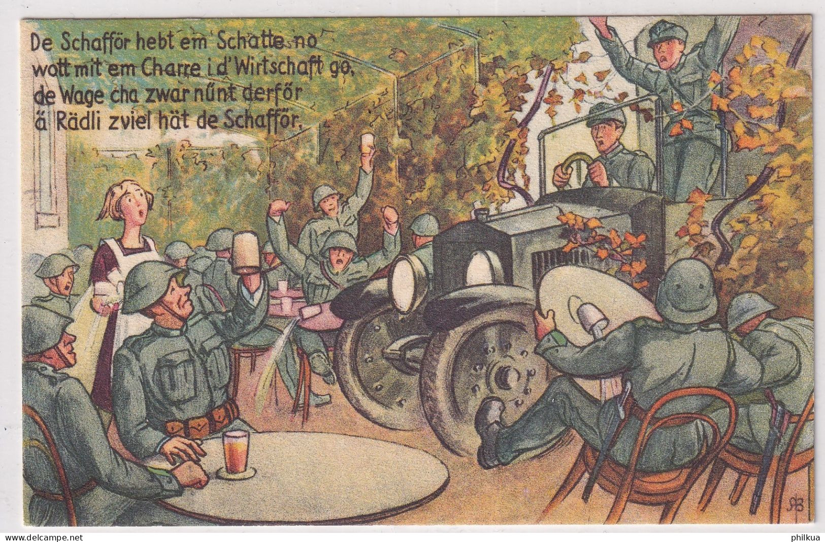 Soldatenkarte - Gelaufen 1941 Ab THUN KASERNE - Autres & Non Classés