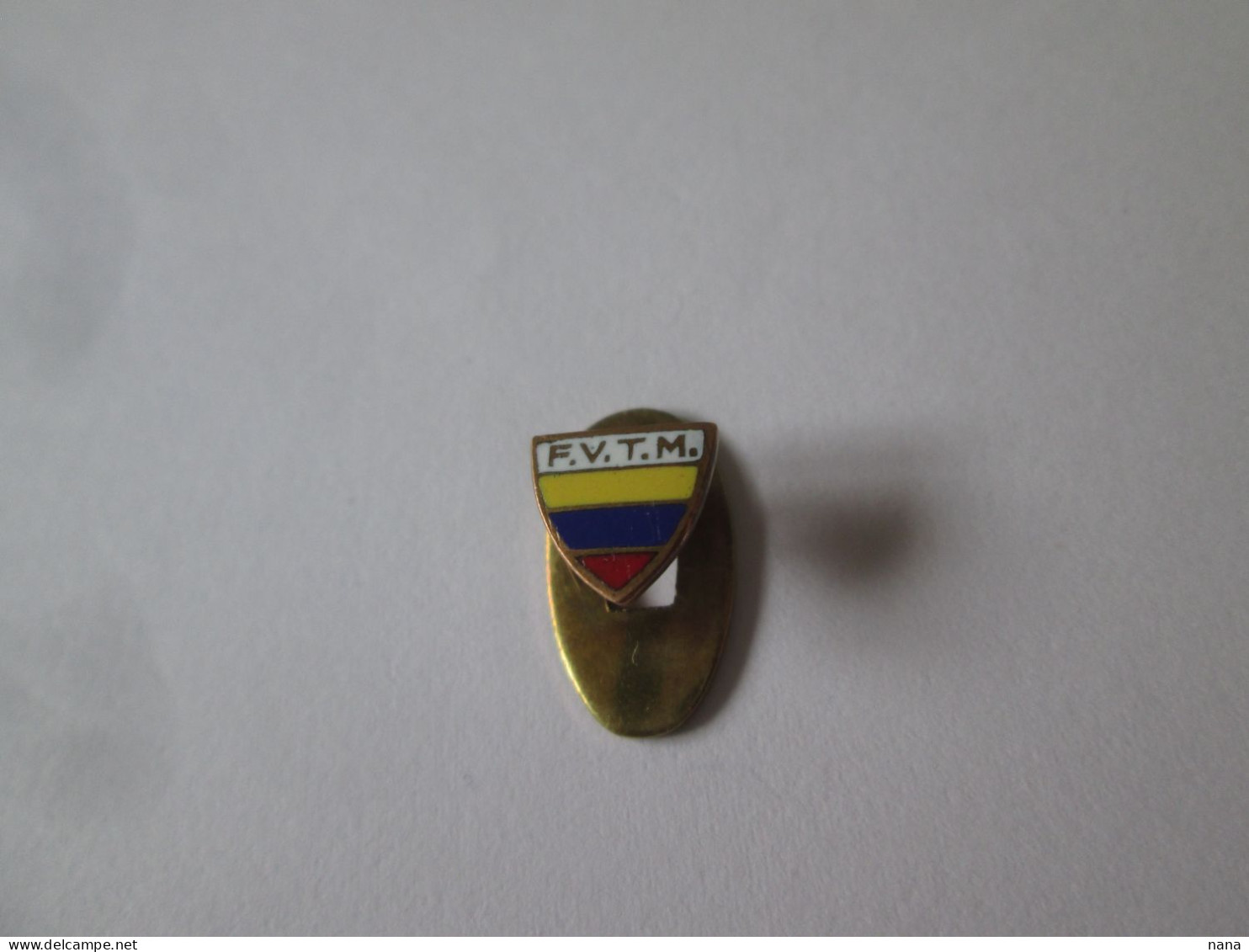 Rare! Venezuela Old Badge Of The Table Tennis Federation From The 50s - Tenis De Mesa