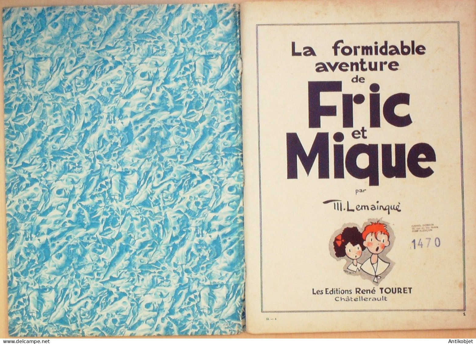 Fric & Mique Illustrations Lemainque 1932 - 5. Wereldoorlogen
