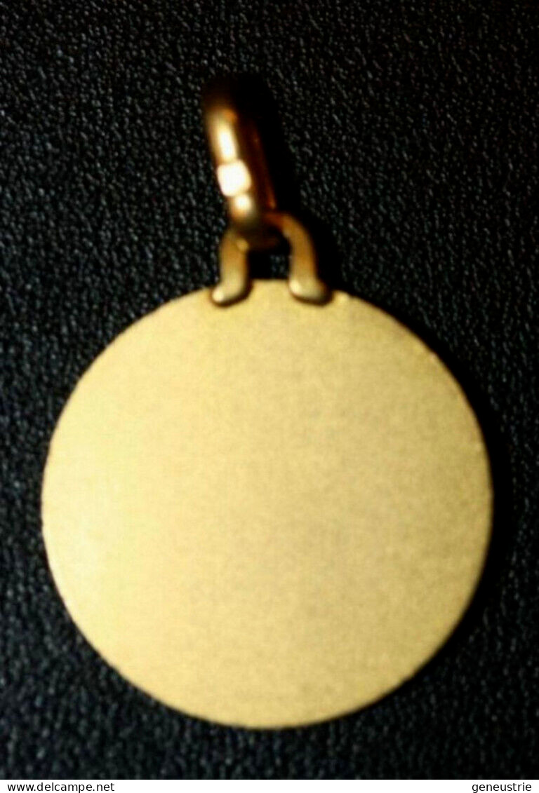 Médaille Religieuse Milieu XXe Plaqué Or "Vierge Marie" Religious Medal - Religion & Esotericism