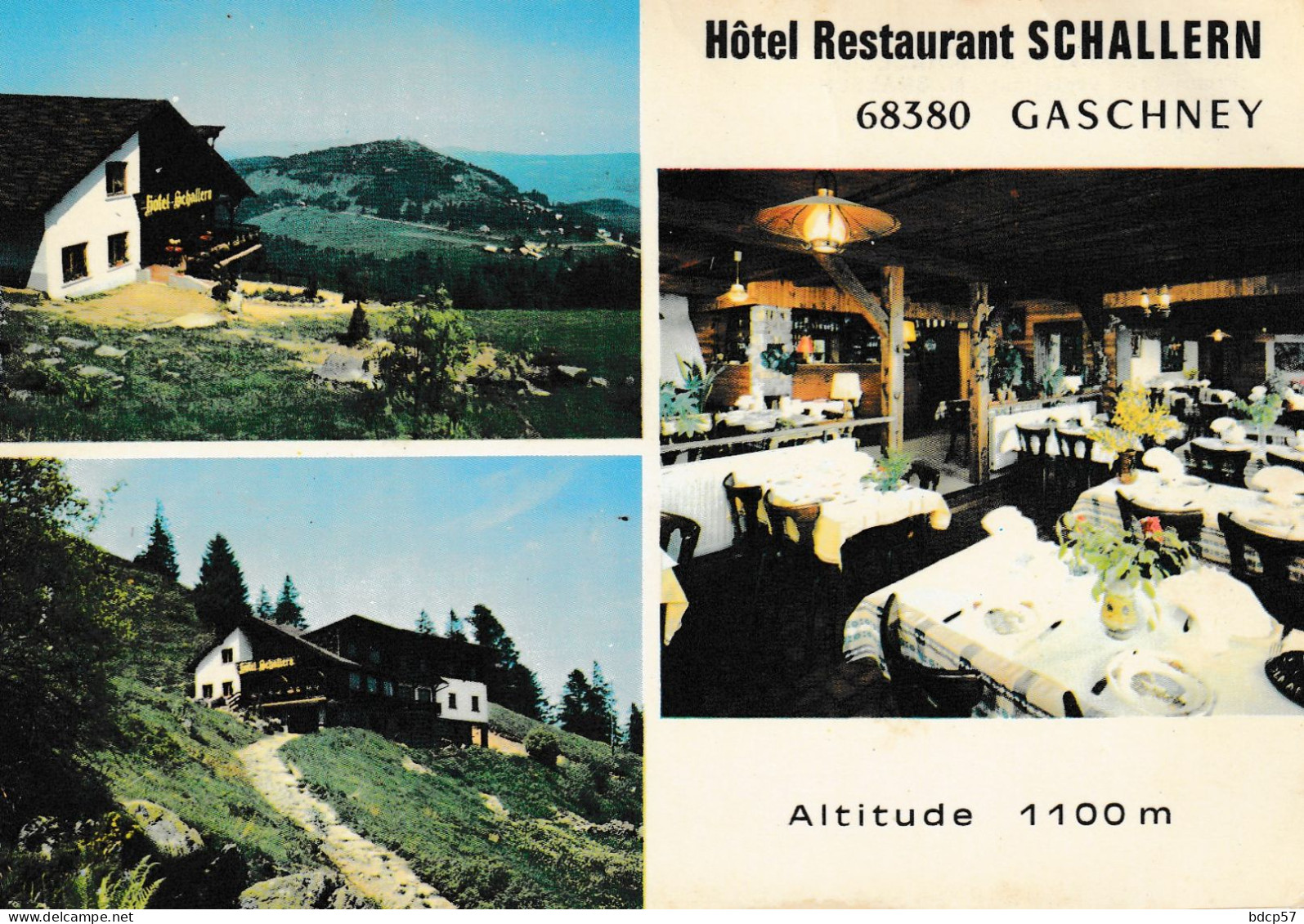 68 - Haut-Rhin - Alsace - Gashney - Hôtel-Restaurant Schallern - Format 10,4 X 15 - Andere & Zonder Classificatie