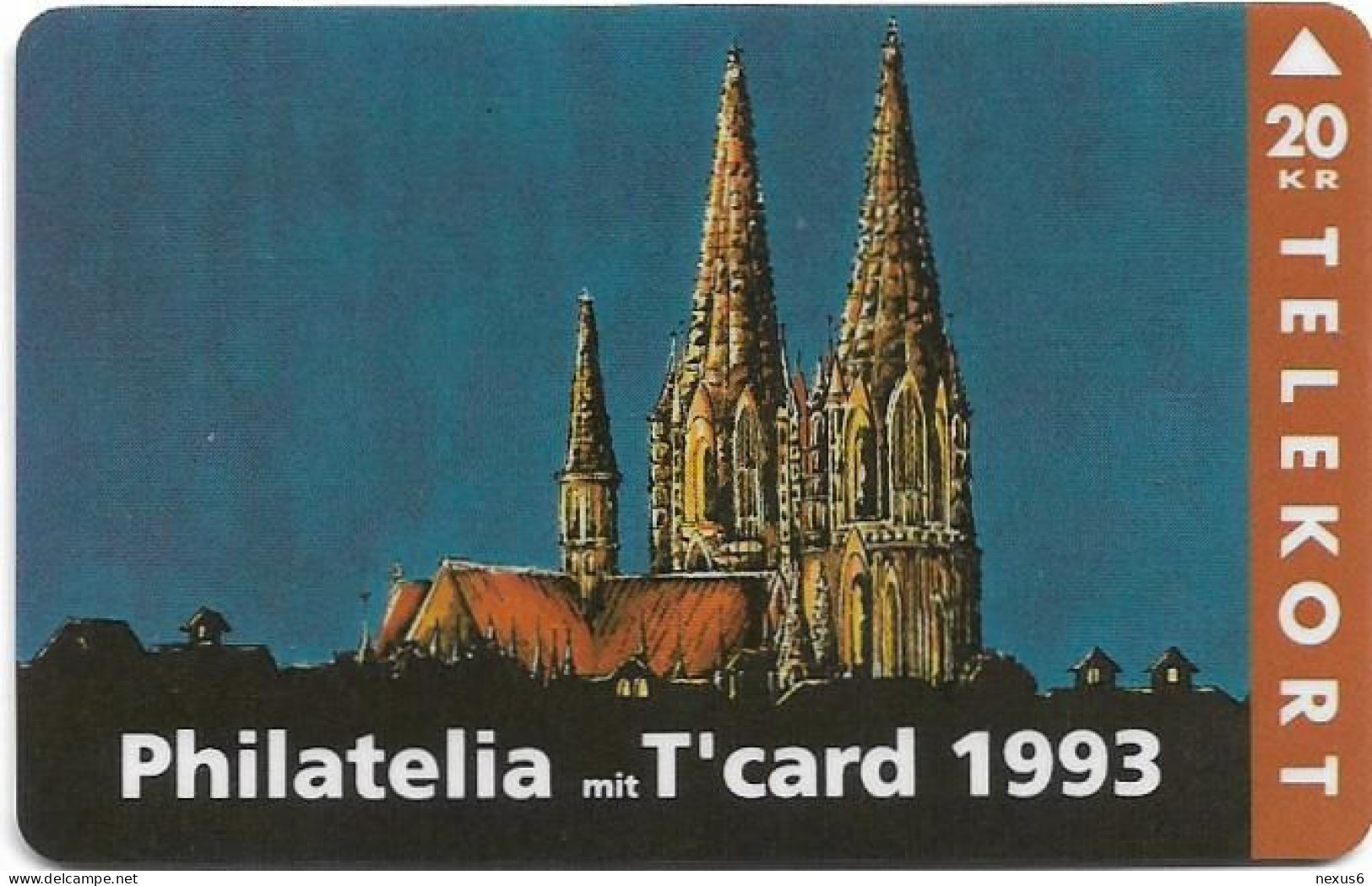 Denmark - KTAS - Philatelia Mit T'card 1993 - TDKP037 - 10.1993, 2.000ex, 20kr, Used - Denemarken