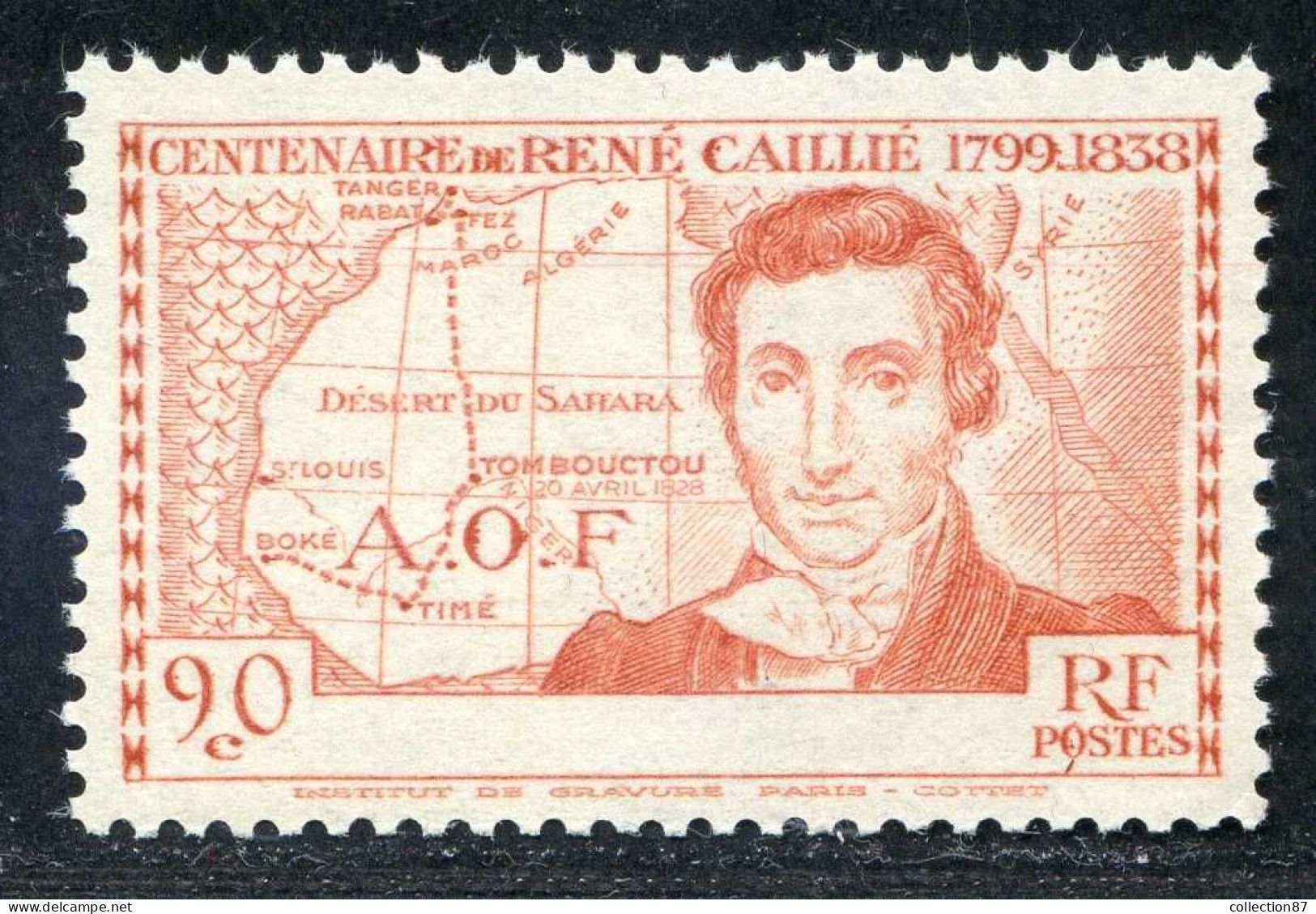 REF093 > COTE D'IVOIRE < Yv N° 141a * * Sans Légende Neuf Luxe Dos Visible - MNH * *  -- René Caillé - Nuevos