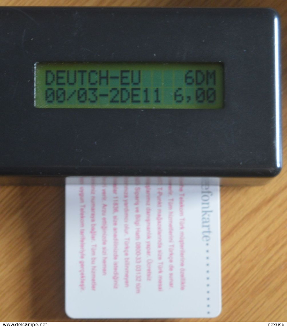 Germany - Deutsche Telekom Türk, Sira Bende Mi - O 0385 - 11.2000, 6DM, 15.000ex, Mint - O-Series : Series Clientes Excluidos Servicio De Colección