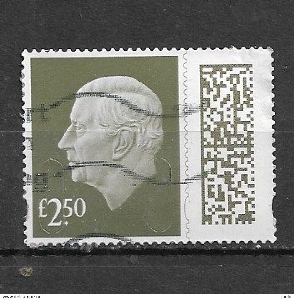 GB 2024 KC Lll £2.50  MACHIN BAR CODE DEFINITIVE - Used Stamps