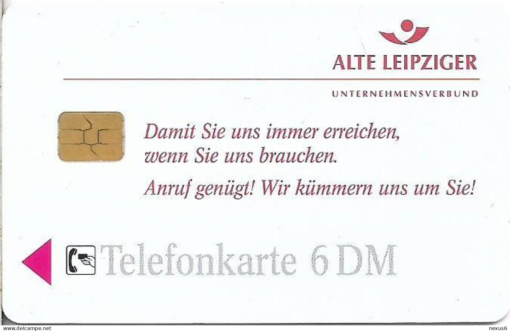 Germany - Alte Leipziger Versicherung - O 0062 - 01.1997, 6DM, 5.000ex, Used - O-Series: Kundenserie Vom Sammlerservice Ausgeschlossen