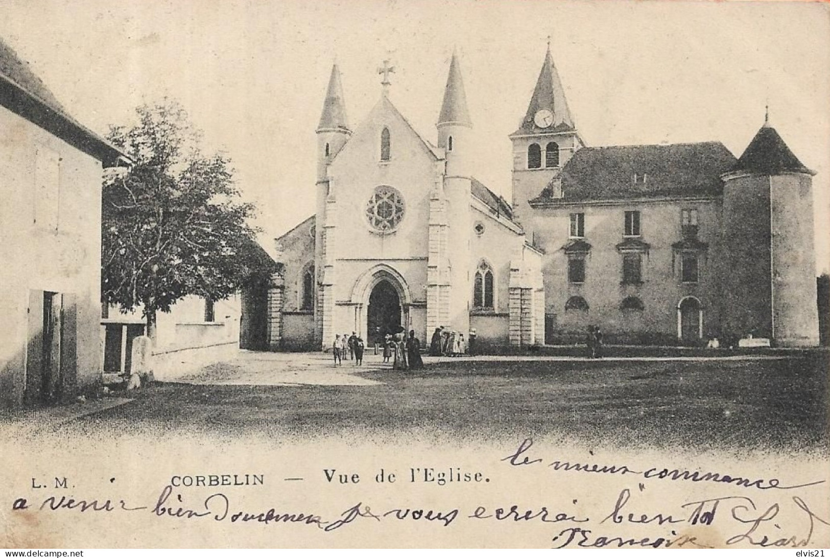 CORBELIN Vue De L' Eglise - Corbelin