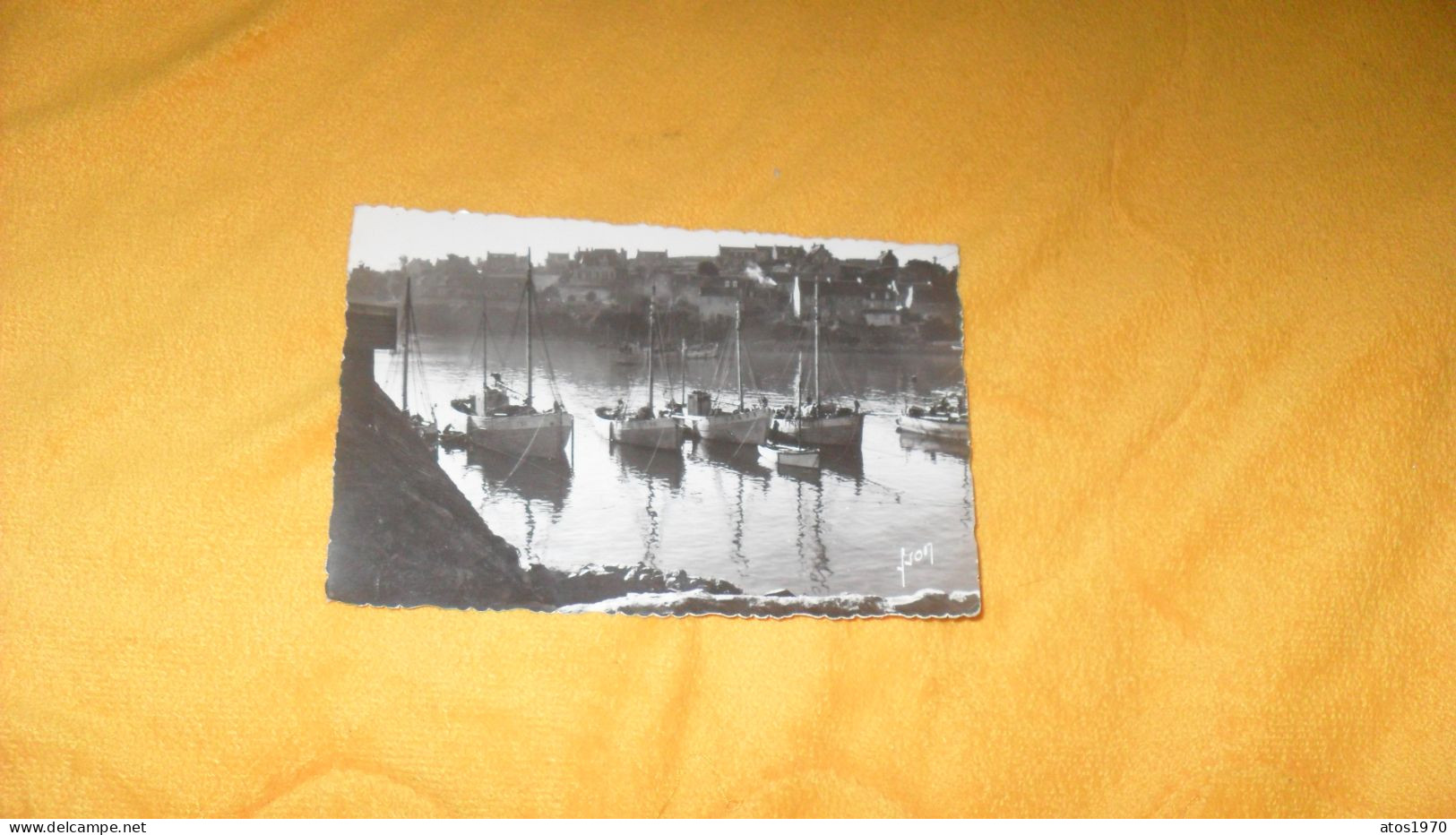 CARTE POSTALE ANCIENNE CIRCULEE DE 1949../ LOGUIVY.- VUE GENERALE..CACHETS + TIMBRES - Other & Unclassified