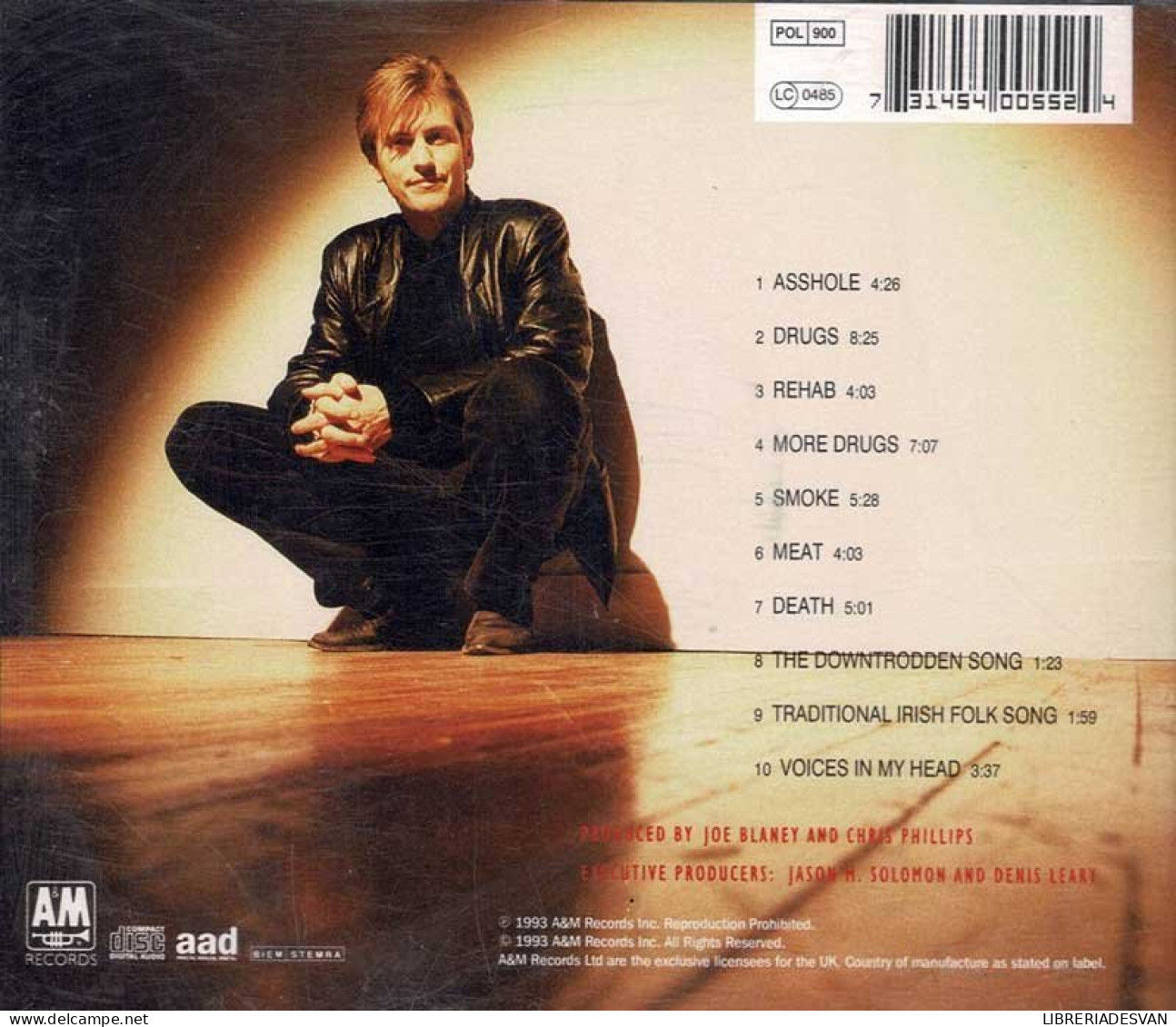 Denis Leary - No Cure For Cancer. CD - Andere & Zonder Classificatie