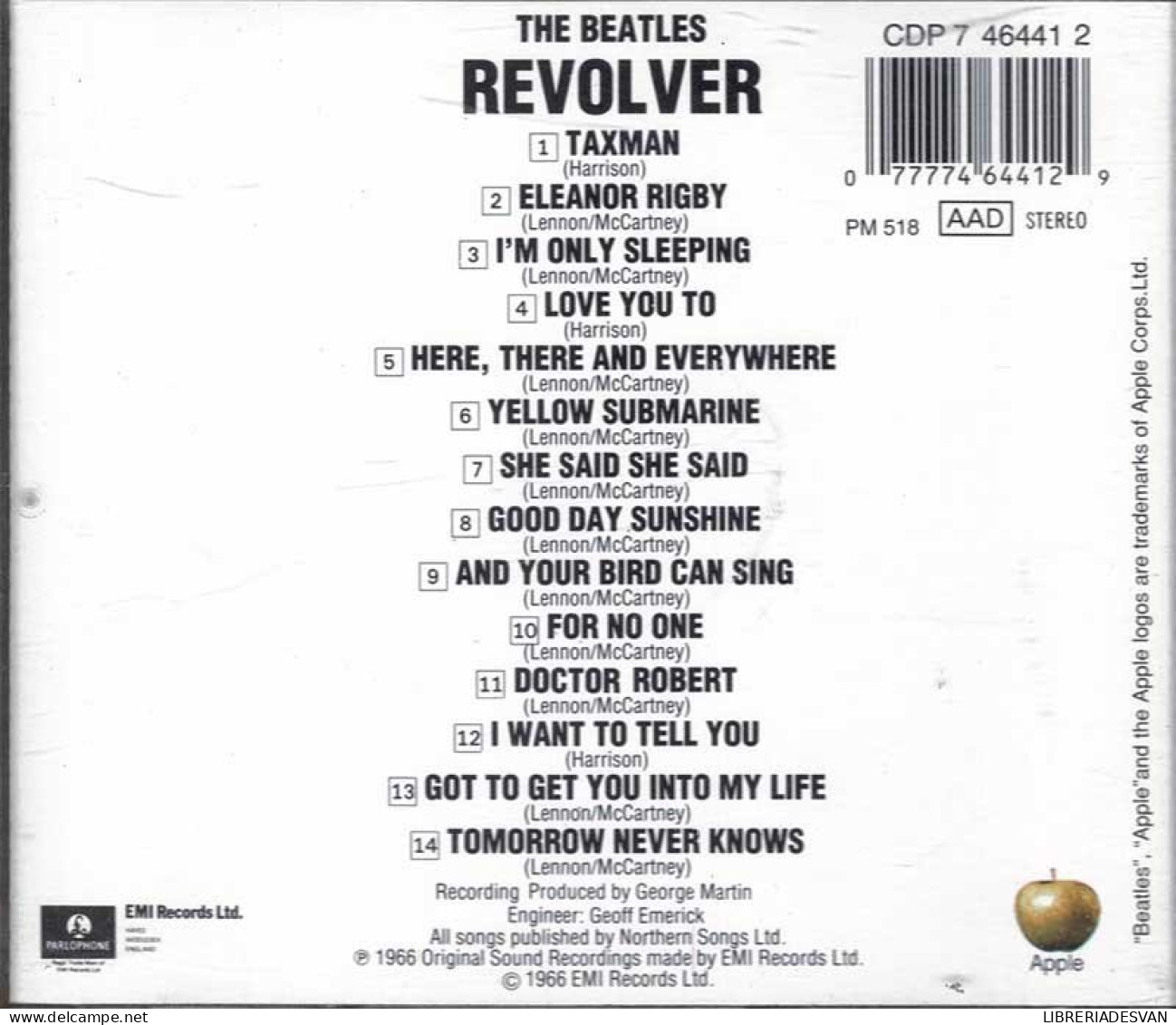 The Beatles - Revolver. CD - Disco, Pop