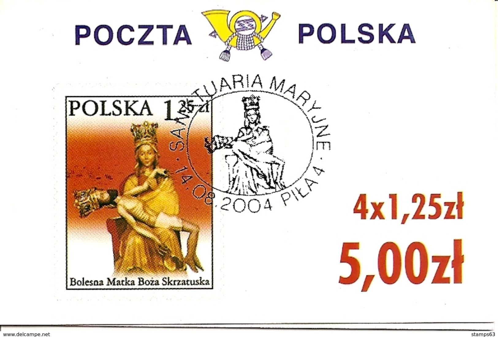 POLAND / POLEN, PILA  POST OFICE, 2004,  Booklet 4 - Carnets