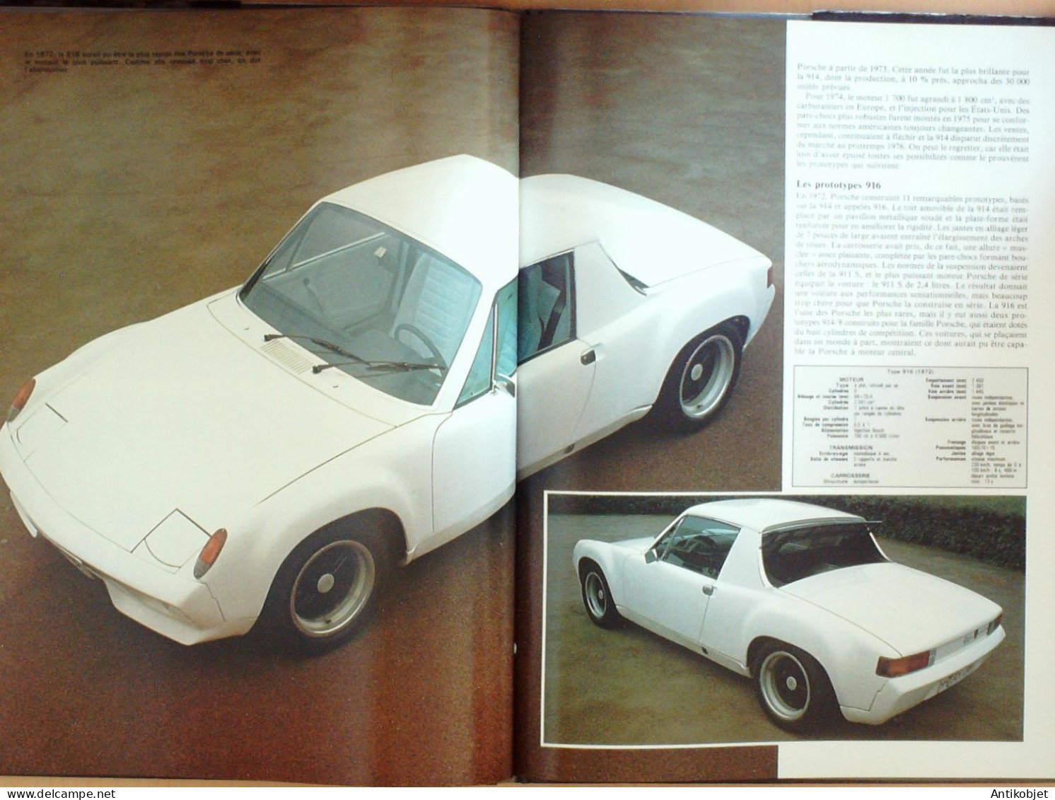 Porsche grandes marques Editeur Grund 1976