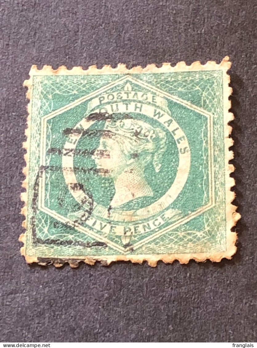 NSW  SG 160   5d Bluish Green  FU - Usati