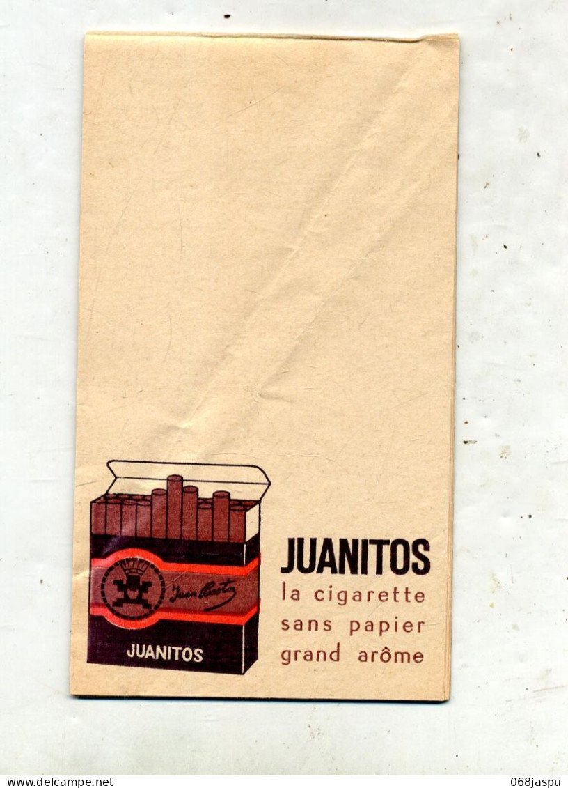 Bloc Note Incomplet Cigarette Juanitos - Otros & Sin Clasificación