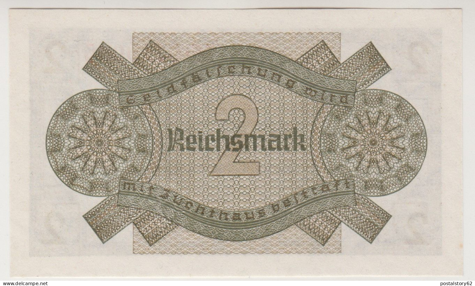 Germania, Banconota D'Occupazione - 2 Reichsmark 1943 FDS - Sonstige & Ohne Zuordnung