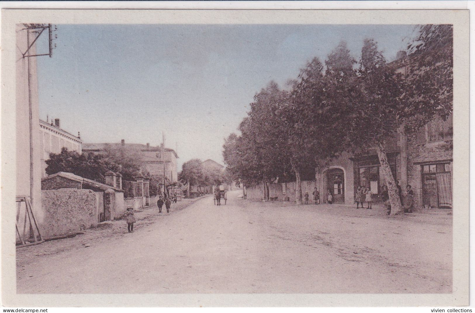 Cléon D'Andran (26 Drôme) Avenue De La Poste - édit. Arnaud Bicolore - Autres & Non Classés