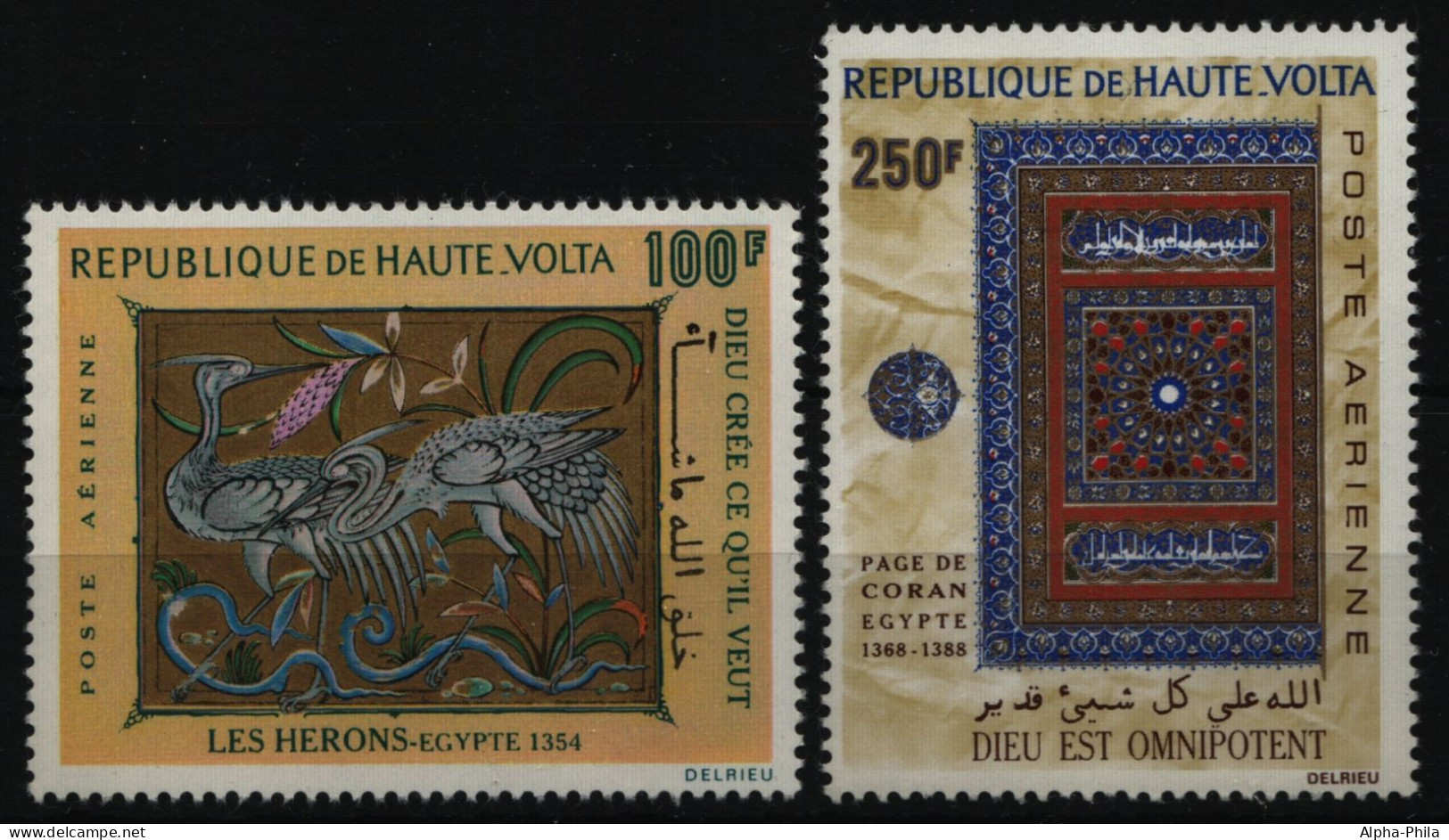 Obervolta 1971 - Mi-Nr. 329-330 ** - MNH - Miniaturen - Haute-Volta (1958-1984)