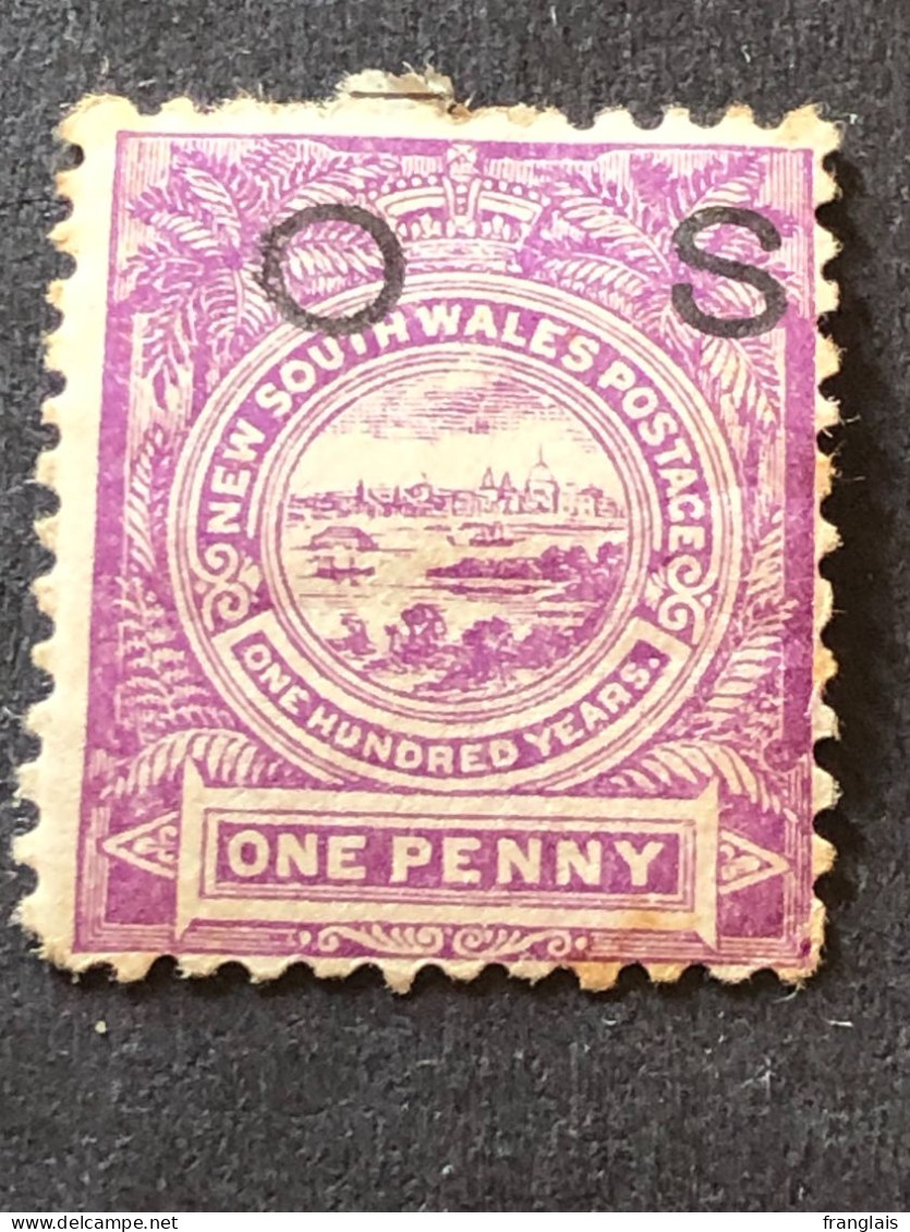 NSW  SG O 39a  1d Lilac MH* - Mint Stamps
