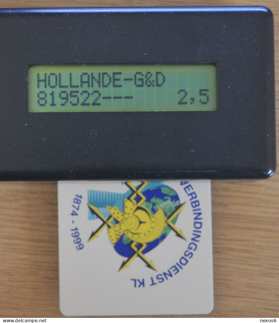 Netherlands - KPN - Chip - CRD655 - 125 Jaar Verbindingsdienst KL, 1999, 2.5ƒ, 1.100ex, Mint - Private