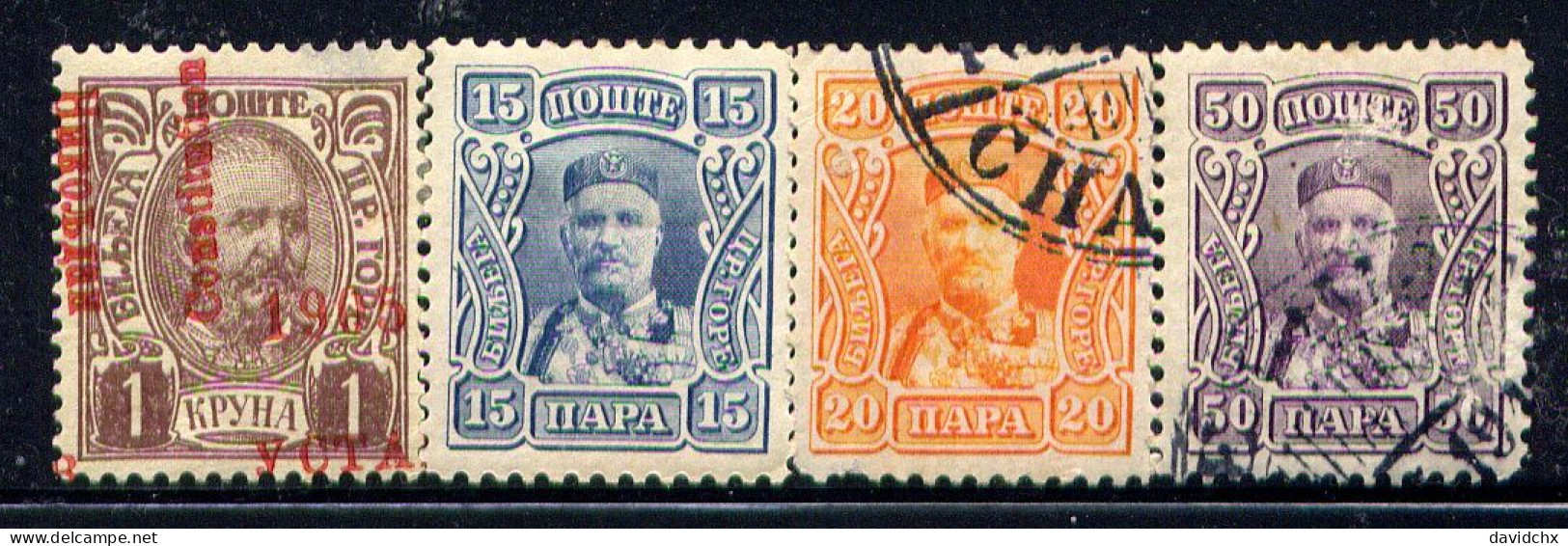MONTENEGRO, NO.'S 72, 79, 80 AND 83 / SEE NOTE - Montenegro