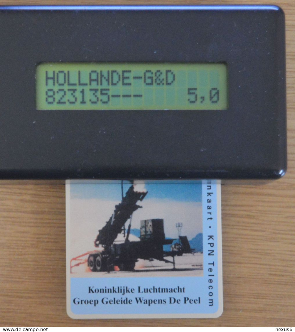Netherlands - KPN - Chip - CRD677-02 - Koninklijke Luchtmacht GGW De Peel 2 (Reverse 6 Lines), 1999, 5ƒ, 1.000ex, Mint - Private