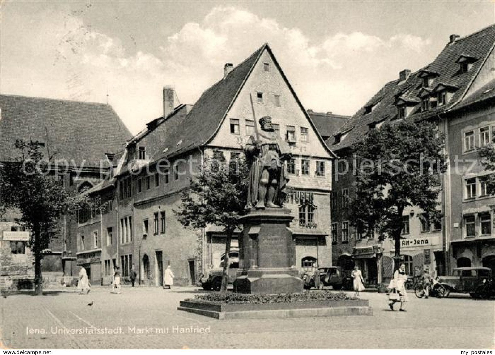 73097232 Jena Thueringen Marktplatz Hanfried Jena Thueringen - Jena