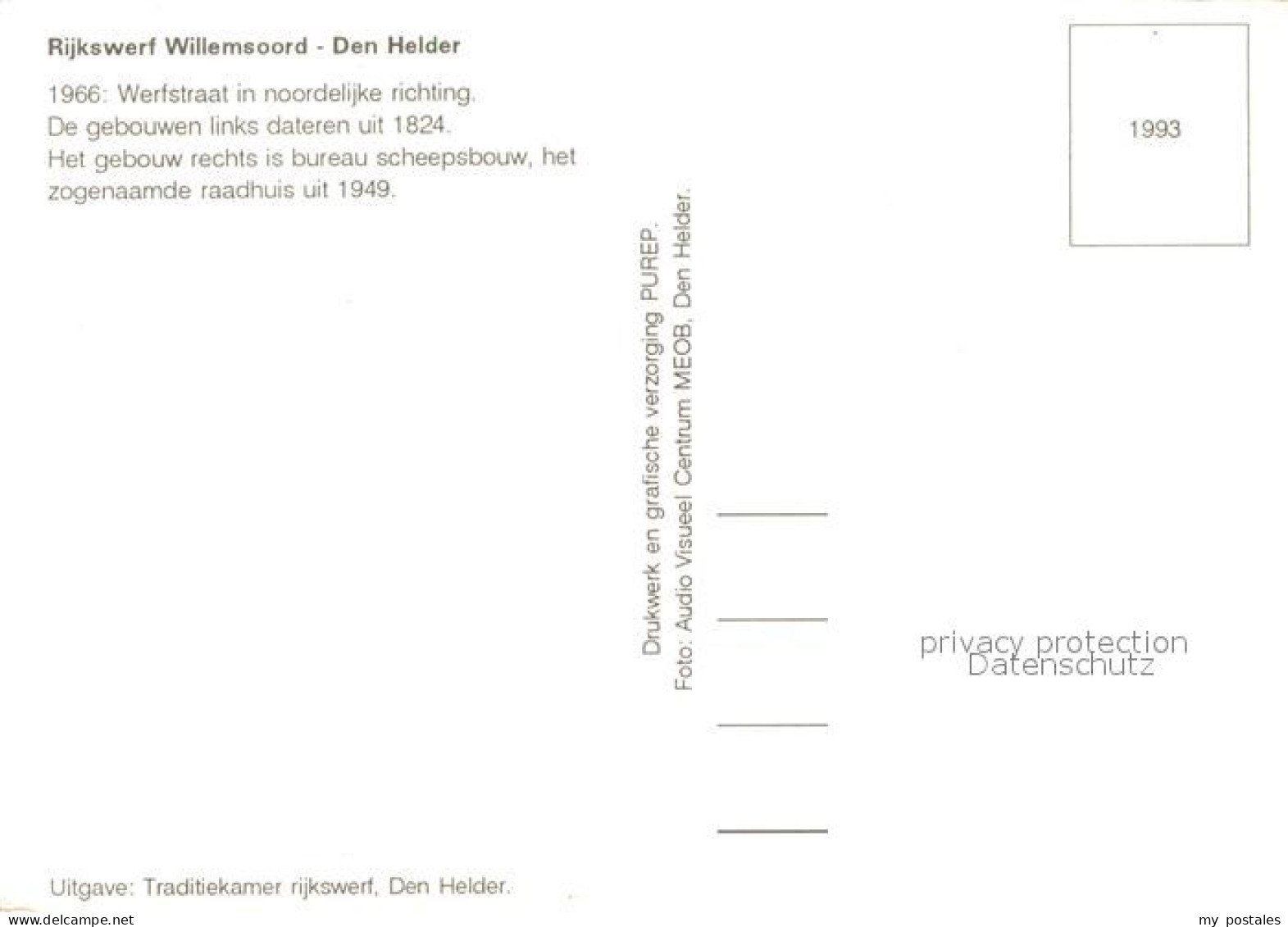 73097215 Den Helder Rijkswerf Willemoord Den Helder - Autres & Non Classés