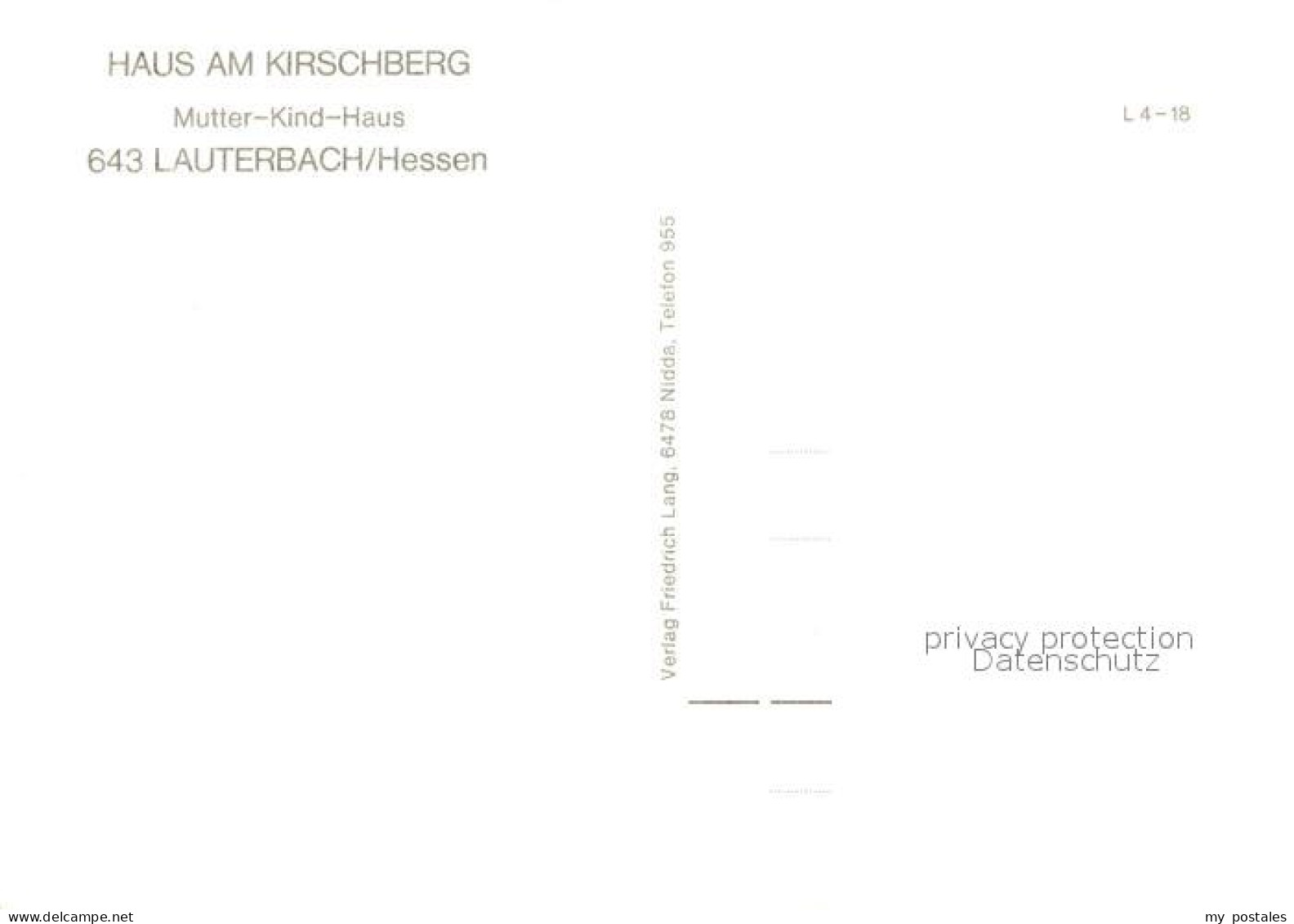 73097129 Lauterbach Hessen Haus Am Kirschberg Mutter Kind Haus Lauterbach Hessen - Lauterbach