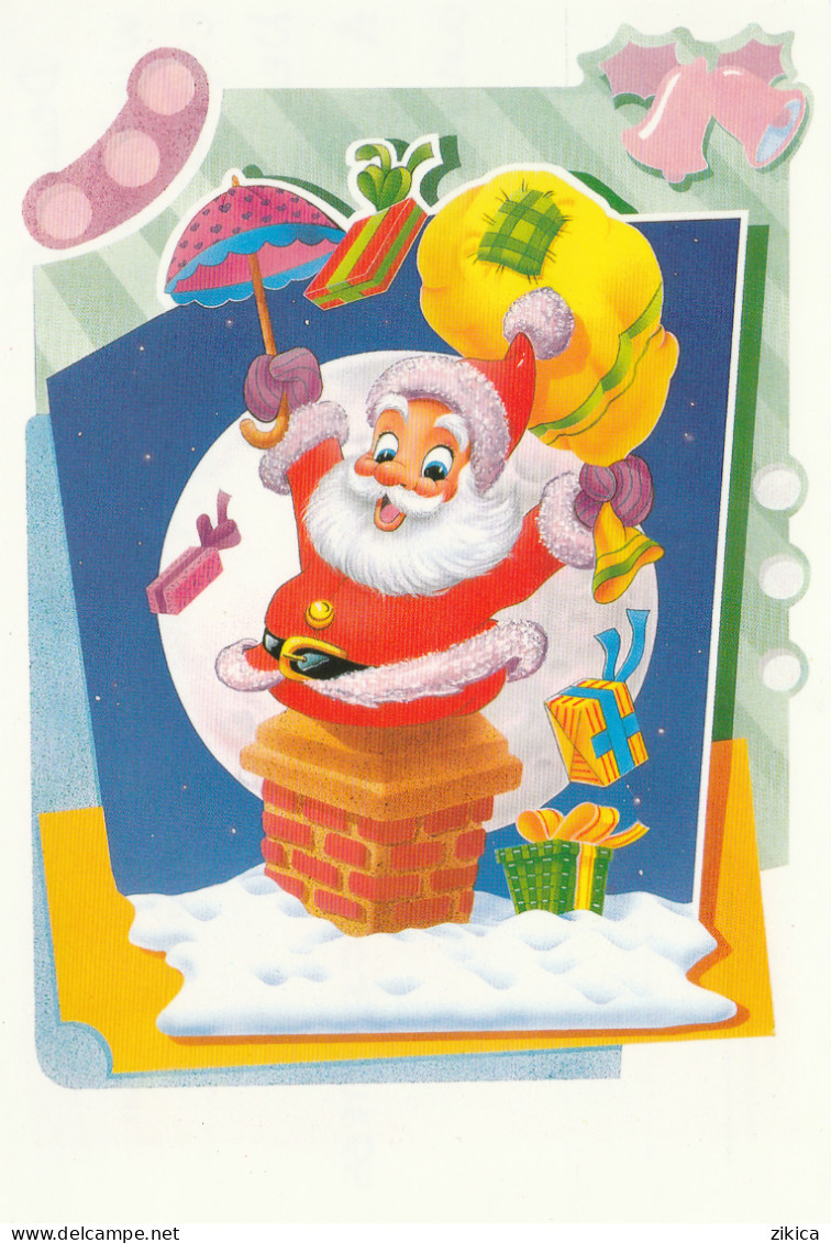 New Year - Christmas, Santa Claus,Postcard Of Turkey / Türkiye - Santa Claus