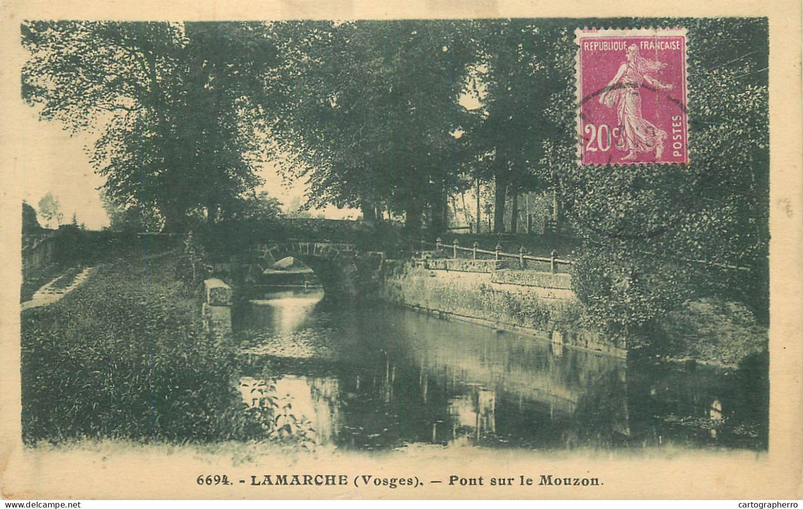 CPA France Lamarche Pont Sur Le Mouzon - Lamarche