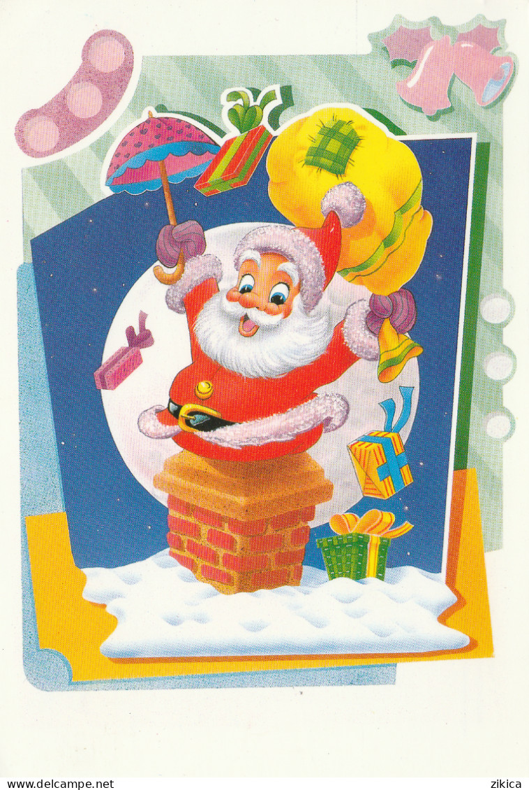 New Year - Christmas, Santa Claus,Postcard Of Turkey / Türkiye - Kerstman