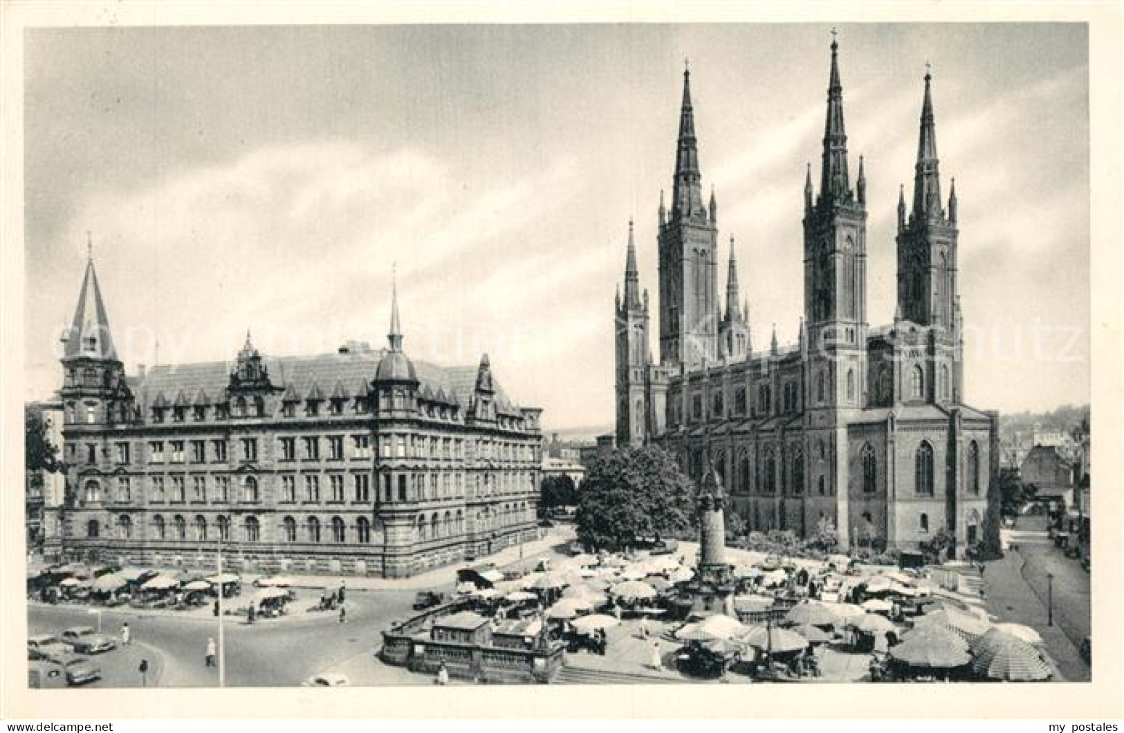 73096934 Wiesbaden Marktplatz Kirche Wiesbaden - Wiesbaden