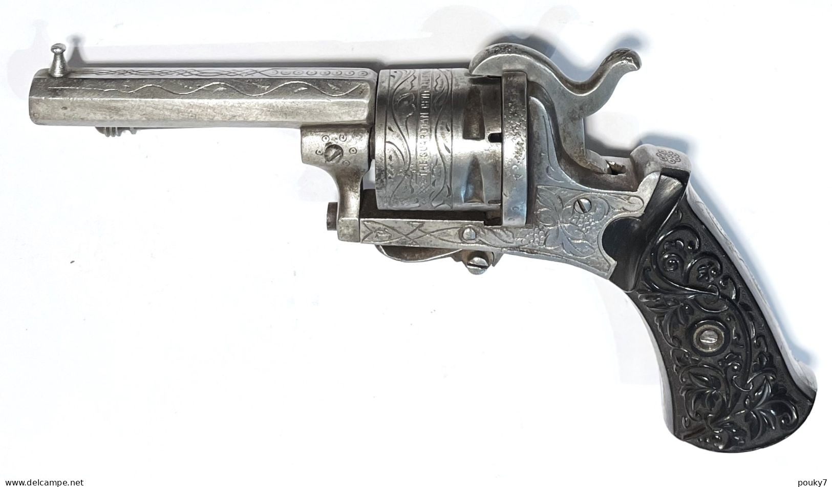 Revolver à Broche, « The Guardian Central Fire American Model Of 1884 ». - Sammlerwaffen