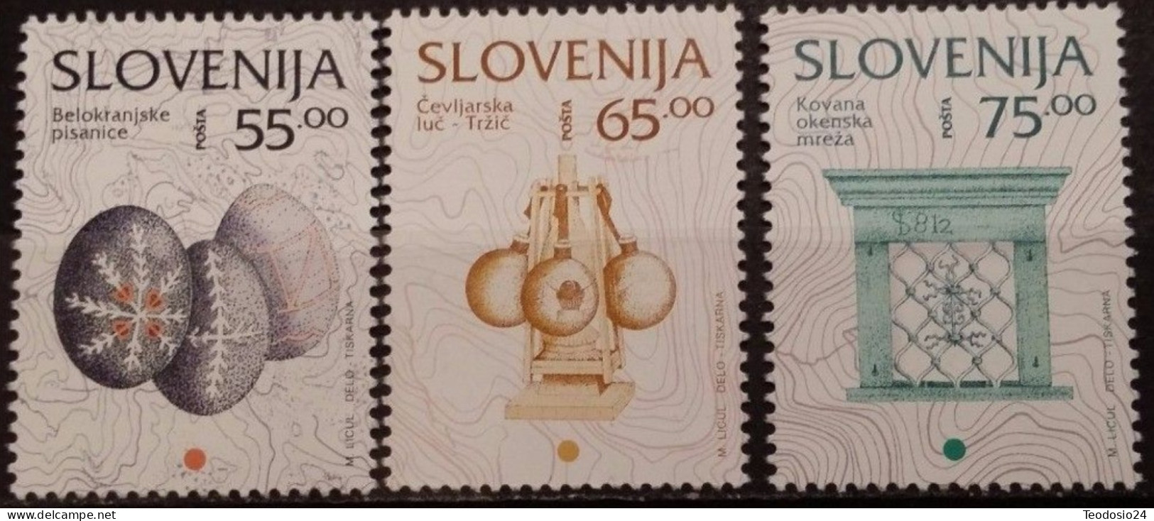 Eslovenia 1996 Yt 136/38 ** - Slowenien