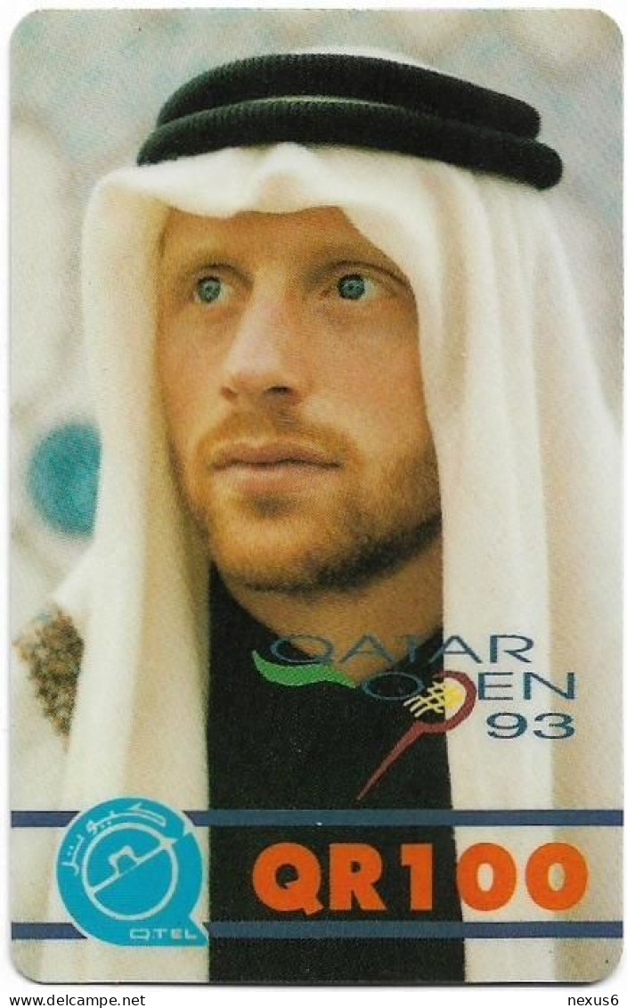 Qatar - Q-Tel - Autelca - Qatar Tennis Open '93, Boris Beckert, 1993, 100QR, Used - Qatar