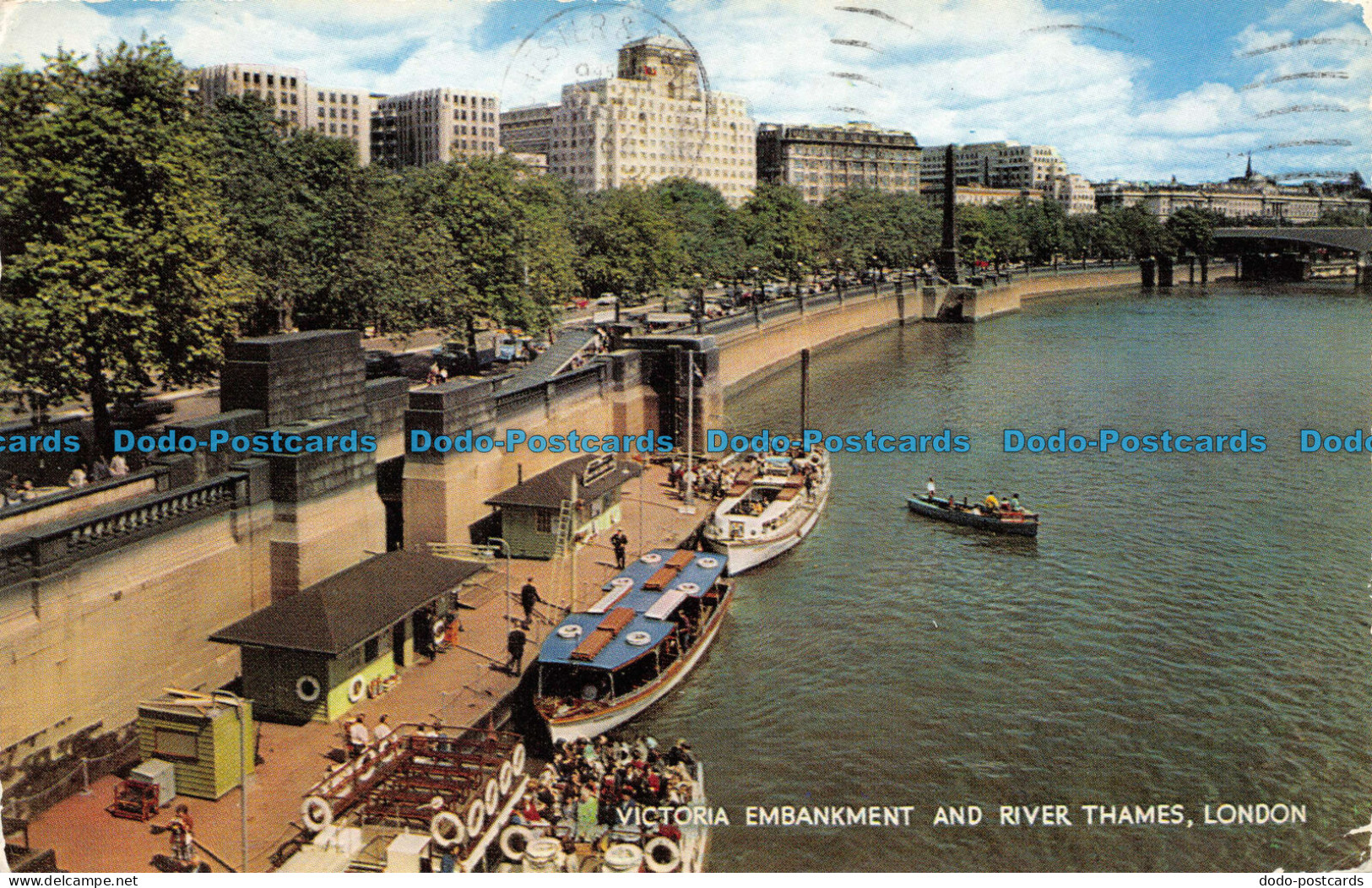 R064373 Victoria Embankment And River Thames. London. Salmon. 1966 - Other & Unclassified